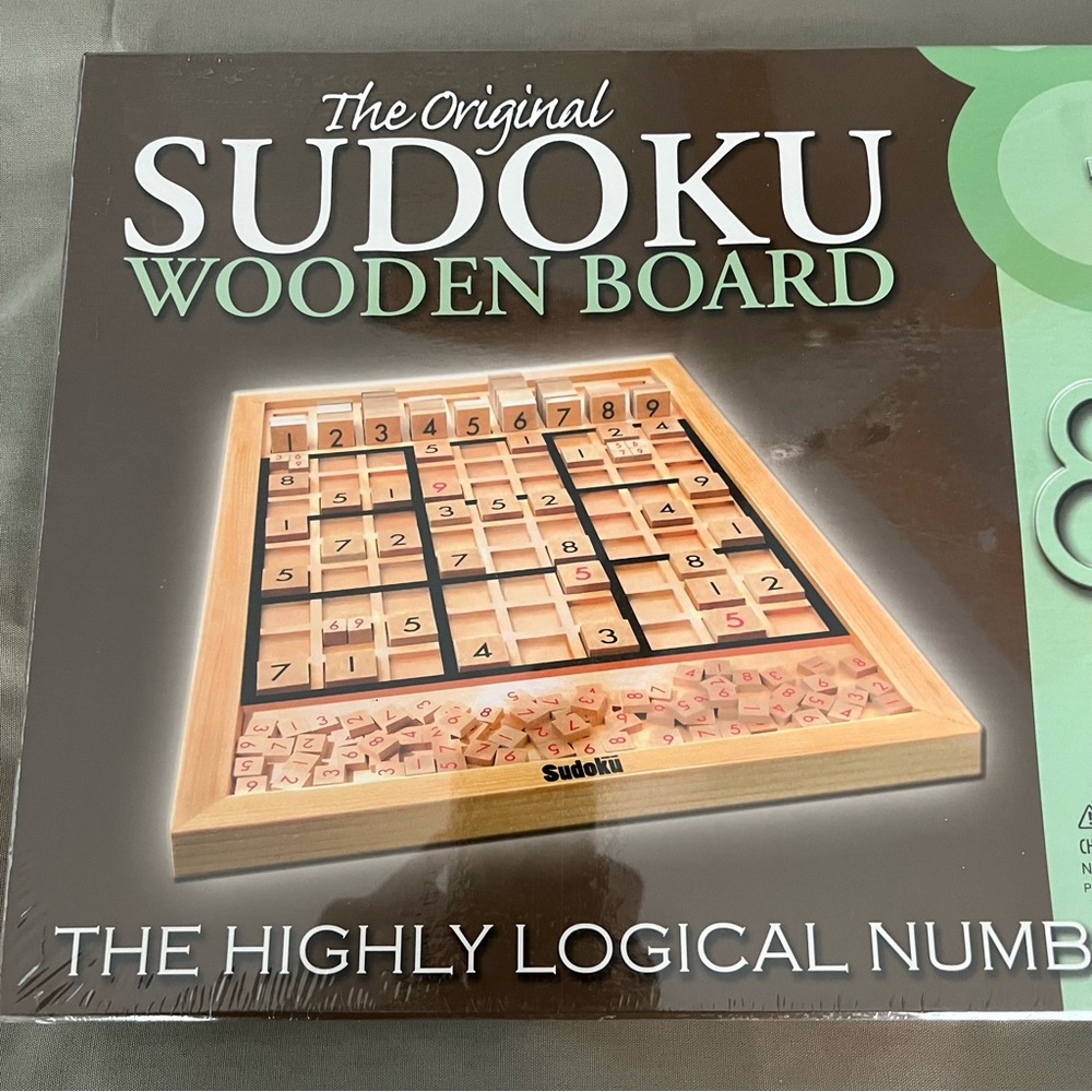 The Original Sudoku Wooden Board Game - Picture 3 of 5